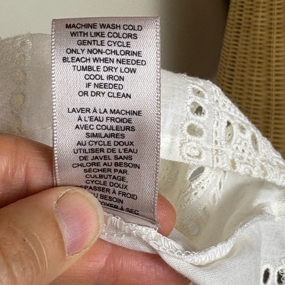 NWT Catherine Malandrino Cream Lace Blouse - Picture 4 of 11